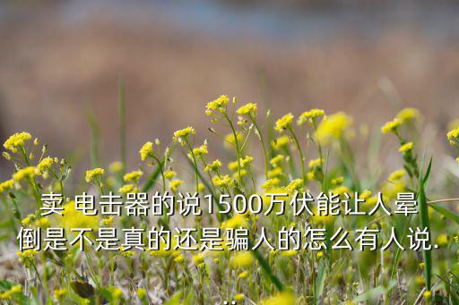 80000伏超高壓電擊器,我國(guó)最高電壓線路只有750萬(wàn)伏