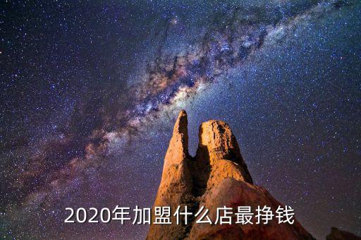 2020年加盟什么店最掙錢