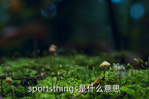 sportsthings是什么意思