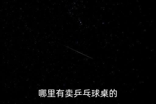 哪里有賣(mài)乒乓球桌的