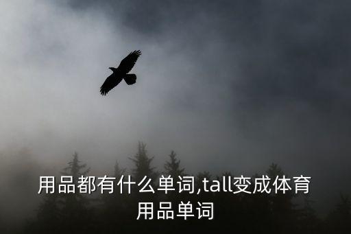 體育用品都有什么單詞,tall變成體育用品單詞