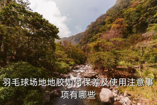 羽毛球場地地膠如何保養(yǎng)及使用注意事項有哪些