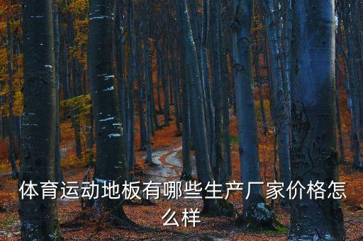  體育運動地板有哪些生產(chǎn)廠家價格怎么樣