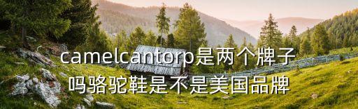 camelcantorp是兩個牌子嗎駱駝鞋是不是美國品牌