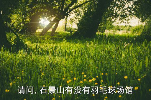 請(qǐng)問(wèn), 石景山有沒(méi)有羽毛球場(chǎng)館